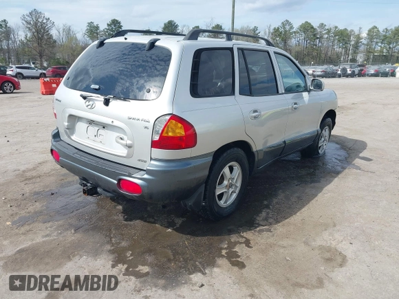 2002 Hyundai Santa Fe GLS with VIN KM8SC73D62U209998, listed as a IAAI auction lot 41915060 with 228,451 mi miles. Bid and sale history available at carsss.com. Image 4.