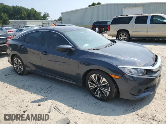 2017 Honda Civic Sedan EX-T with VIN 19XFC1F32HE026353, listed as a Copart auction lot 67350684 with 0 mi miles and Salvage Title. Bid and sale history available at carsss.com. Image 4.