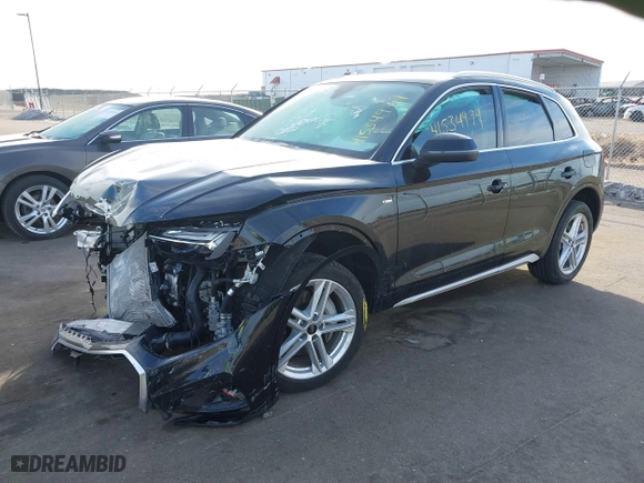 2024 Audi Q5 S line Premium Plus with VIN WA1E2AFY7R2021443, listed as a IAAI auction lot 41534974 with 7,512 mi miles. Bid and sale history available at carsss.com. Image 18.