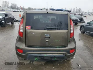2012 Kia Soul + with VIN KNDJT2A63C7480654, listed as a Copart auction lot 45146655 with 14,293 mi miles and Salvage Title. Bid and sale history available at carsss.com. Image 6.