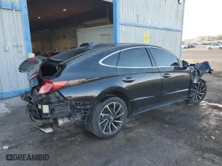 2020 Hyundai Sonata SEL Plus with VIN 5NPEJ4J28LH044894, listed as a Copart auction lot 48592745 with 81,934 mi miles and Salvage Title. Bid and sale history available at carsss.com. Image 3.