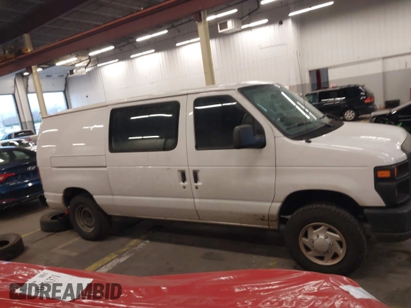2011 Ford Econoline Cargo Commercial with VIN 1FTNE1EW5BDB01167, listed as a IAAI auction lot 41226859 with 248,606 mi miles and . Bid and sale history available at DreamBid. Image 13.