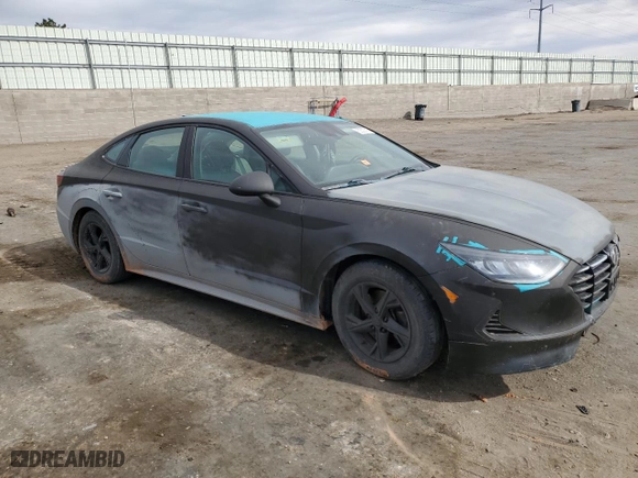2020 Hyundai Sonata SE with VIN 5NPEG4JAXLH043963, listed as a Copart auction lot 53503715 with 0 mi miles and Salvage Title. Bid and sale history available at carsss.com. Image 4.
