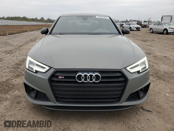 2019 Audi S4 Prestige with VIN WAUC4AF45KA108531, listed as a Copart auction lot 86663884 with 48,624 mi miles and Salvage Title. Bid and sale history available at carsss.com. Image 5.