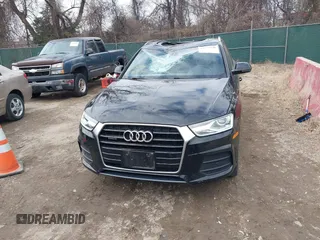 2017 Audi Q3 Premium with VIN WA1ECCFS5HR016753, listed as a IAAI auction lot 41630346 with 77,476 mi miles. Bid and sale history available at carsss.com. Image 12.