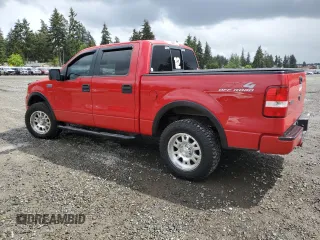 2006 Ford F-150 XLT with VIN 1FTPW14596KB43759, listed as a Copart auction lot 57687885 with Not provided miles and Salvage title. Bid and sale history available at DreamBid. Image 2.