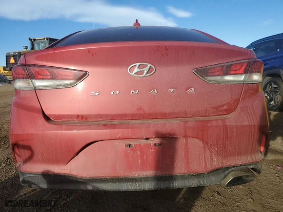 2018 Hyundai Sonata SEL with VIN 5NPE34AF1JH647731, listed as a Copart auction lot 42496785 with 79,762 mi miles and Salvage Title. Bid and sale history available at carsss.com. Image 6.
