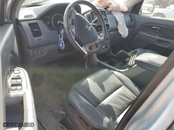 2006 Honda Pilot EX-L with RES with VIN 5FNYF28696B024099, listed as a Copart auction lot 50570925 with 0 mi miles and Salvage Title. Bid and sale history available at carsss.com. Image 8.