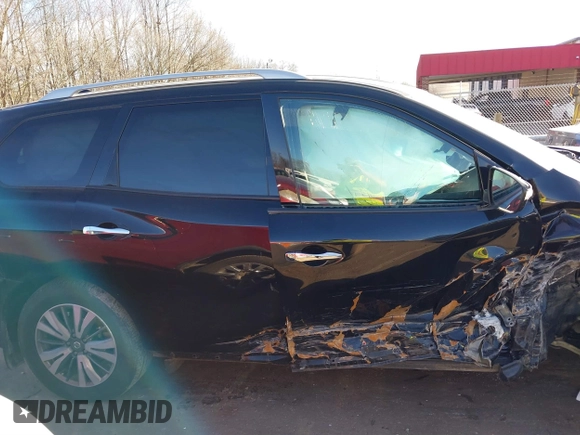 2020 Nissan Pathfinder S with VIN 5N1DR2AN0LC647977, listed as a IAAI auction lot 41442581 with 27,202 mi miles. Bid and sale history available at carsss.com. Image 13.