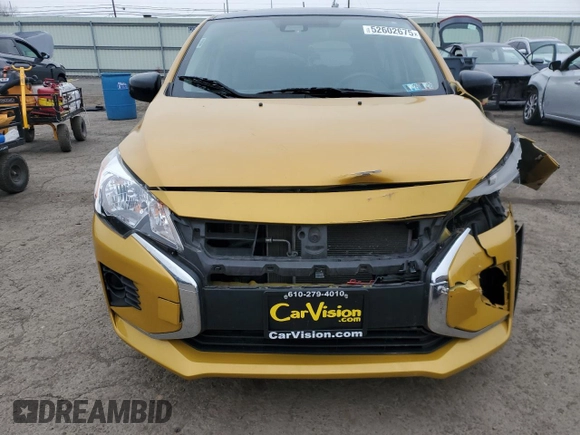2023 Mitsubishi Mirage Black Edition с VIN ML32AWHJ7PH003272, выставлен на аукционе Copart как лот 52602675 с пробегом 26 712 миль миль и Списание • Salvage title. История ставок и продаж доступна на DreamBid. Изображение 5.