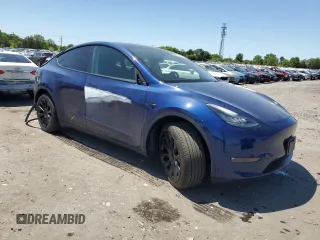 2022 Tesla Model Y Long Range z VIN 7SAYGDEEXNF444122, wystawiony jako Copart lot #54344735 z przebiegiem 33 230 mil mil oraz Szkody całkowita. Historia ofert i sprzedaży dostępna na DreamBid. Obrazek 4.