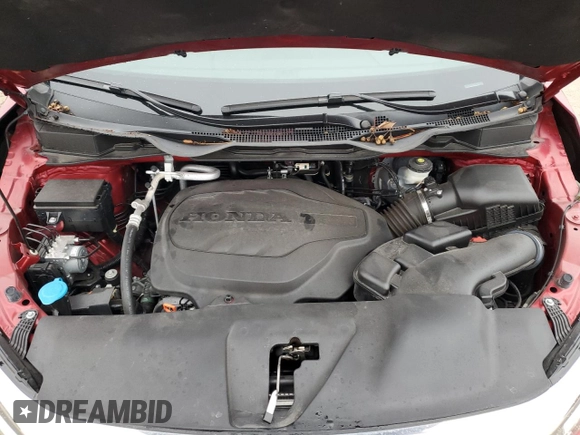 2022 Honda Odyssey Touring with VIN 5FNRL6H84NB025374, listed as a Copart auction lot 44528645 with 47,460 mi miles and Salvage Title. Bid and sale history available at DreamBid. Image 12.