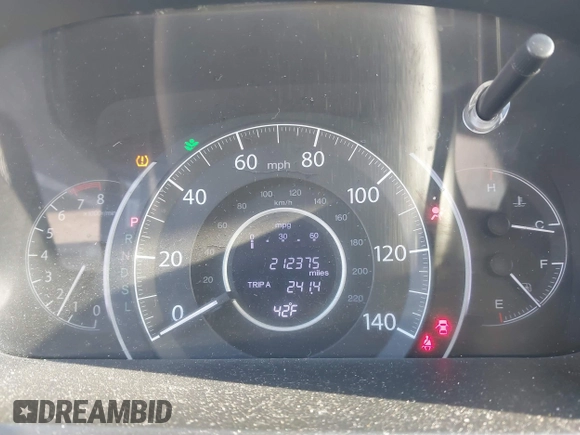 2015 Honda CR-V EX-L with VIN 2HKRM3H77FH548667, listed as a IAAI auction lot 41468394 with 212,375 mi miles. Bid and sale history available at carsss.com. Image 7.