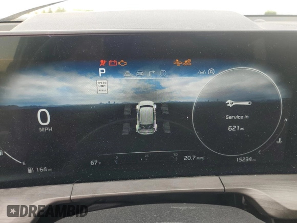 2024 Kia Telluride SX Prestige X-Pro with VIN 5XYP5DGC7RG518167, listed as a Copart auction lot 57938705 with 15,234 mi miles and Salvage title. Bid and sale history available at DreamBid. Image 9.