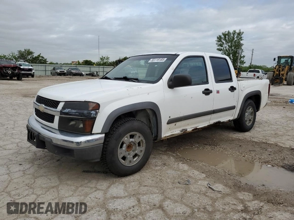 2007 Chevrolet Colorado 2LT with VIN 1GCCS13E578193195, listed as a Copart auction lot 55119185 with 332,579 mi miles and Clean Title. Bid and sale history available at DreamBid. Image 1.