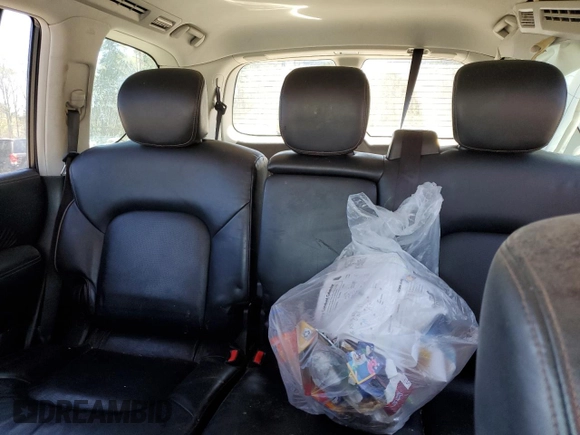 2018 Nissan Armada Platinum with VIN JN8AY2ND2J9055023, listed as a Copart auction lot 49233845 with 0 mi miles and Salvage Title. Bid and sale history available at carsss.com. Image 10.