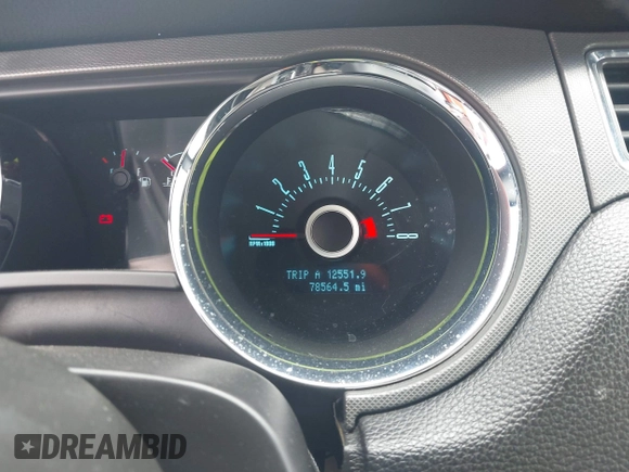2013 Ford Mustang GT with VIN 1ZVBP8CF4D5231332, listed as a IAAI auction lot 42432916 with 78,564 mi miles and . Bid and sale history available at DreamBid. Image 16.