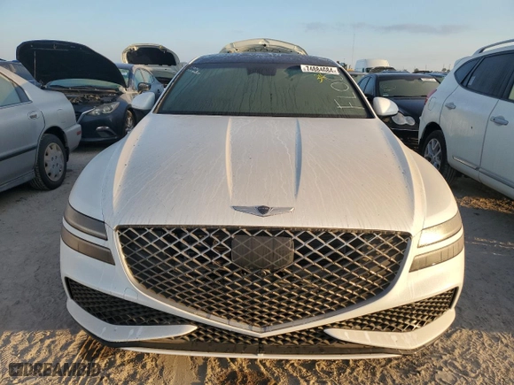 2024 Genesis G80 3.5T Sport with VIN KMTGB4SD4RU206557, listed as a Copart auction lot 74884684 with 0 mi miles and Non Repairable. Bid and sale history available at carsss.com. Image 5.