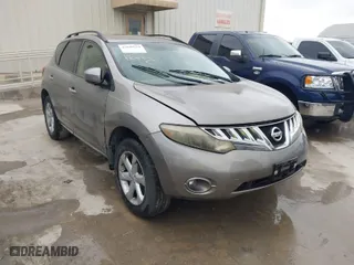2009 Nissan Murano S with VIN JN8AZ18U99W010483, listed as a IAAI auction lot 42040254 with 154,189 mi miles. Bid and sale history available at carsss.com. Image 1.