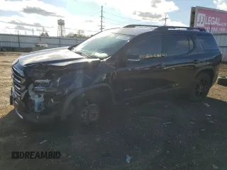 2021 GMC Acadia AT4 with VIN 1GKKNLLS7MZ159564, listed as a Copart auction lot 81528304 with 90,636 mi miles and Salvage Title. Bid and sale history available at carsss.com. Image 1.