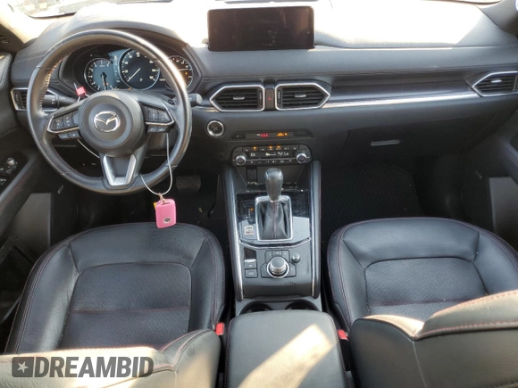 2022 Mazda CX-5 2.5 Turbo with VIN JM3KFBAY7N0597010, listed as a Copart auction lot 83062114 with 18,136 mi miles and Salvage Title. Bid and sale history available at carsss.com. Image 8.