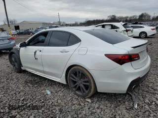 2020 Acura TLX w/A-Spec Pkg with VIN 19UUB3F63LA002849, listed as a Copart auction lot 85438114 with 0 mi miles and Salvage Title. Bid and sale history available at carsss.com. Image 2.
