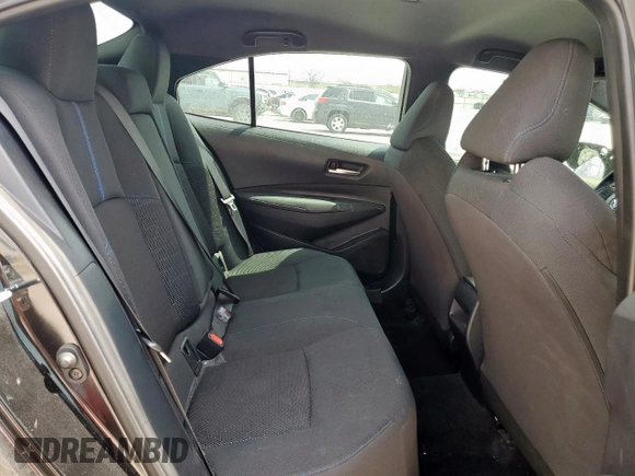 2022 Toyota Corolla SE with VIN 5YFS4MCE0NP109650, listed as a Copart auction lot 50789515 with 38,651 mi miles and Salvage Title. Bid and sale history available at carsss.com. Image 10.