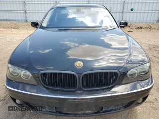 2007 BMW 7 Series 750i with VIN WBAHL83567DT08922, listed as a Copart auction lot 56196245 with 124,095 mi miles and Clean Title. Bid and sale history available at carsss.com. Image 5.