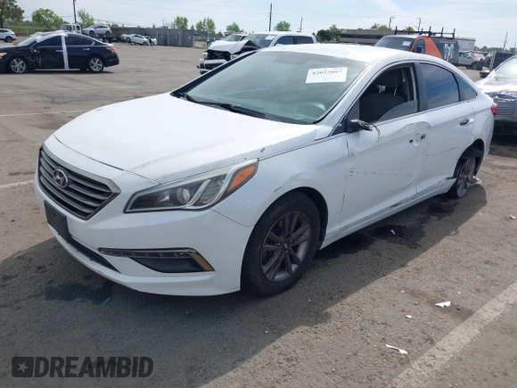 2015 Hyundai Sonata SE with VIN 5NPE24AF8FH119680, listed as a IAAI auction lot 42027807 with 223,193 mi miles and . Bid and sale history available at DreamBid. Image 17.