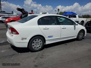 2009 Honda Civic Sdn GX with VIN 1HGFA46599L000366, listed as a Copart auction lot 51542655 with 143,637 mi miles and Salvage Title. Bid and sale history available at carsss.com. Image 3.