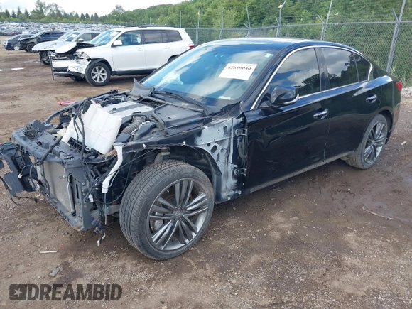 2014 Infiniti Q50 Premium with VIN JN1BV7AR0EM705304, listed as a IAAI auction lot 42619040 with 81,848 mi miles and . Bid and sale history available at DreamBid. Image 22.