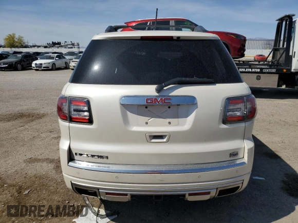 2014 GMC Acadia Denali with VIN 1GKKRTKD7EJ224985, listed as a Copart auction lot 51852035 with 201,615 mi miles and Salvage Title. Bid and sale history available at carsss.com. Image 6.