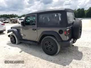 2020 Jeep Wrangler Sport with VIN 1C4GJXAG7LW143240, listed as a Copart auction lot 64058024 with 35,737 mi miles and Salvage title. Bid and sale history available at DreamBid. Image 2.