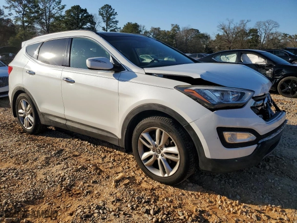 2015 Hyundai Santa Fe Sport with VIN 5XYZW4LAXFG234845, listed as a Copart auction lot 47499745 with 139,662 mi miles and Salvage Title. Bid and sale history available at carsss.com. Image 4.