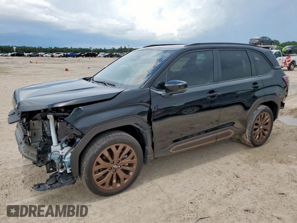2025 Subaru Forester Special Sports with VIN JF2SLDHC4SH495220, listed as a Copart auction lot 63847225 with 1,417 mi miles and Salvage title. Bid and sale history available at DreamBid. Image 1.