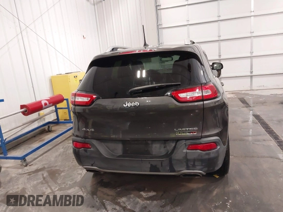 2016 Jeep Cherokee Limited with VIN 1C4PJMDS3GW296279, listed as a IAAI auction lot 41914810 with 124,886 mi miles and . Bid and sale history available at DreamBid. Image 17.