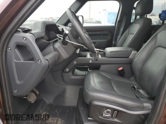 2024 Land Rover Defender X-Dynamic SE with VIN SALE2FEU2R2282196, listed as a Copart auction lot 81811774 with 12,288 mi miles and Salvage title. Bid and sale history available at DreamBid. Image 7.
