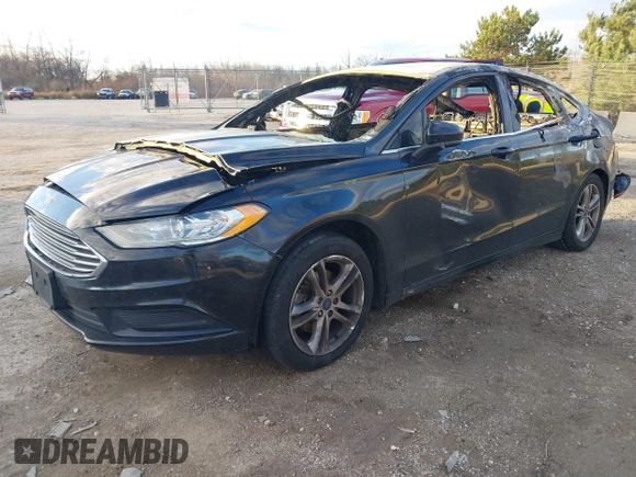 2018 Ford Fusion SE with VIN 3FA6P0HD3JR171412, listed as a IAAI auction lot 40834405 with Not Provided miles. Bid and sale history available at carsss.com. Image 2.