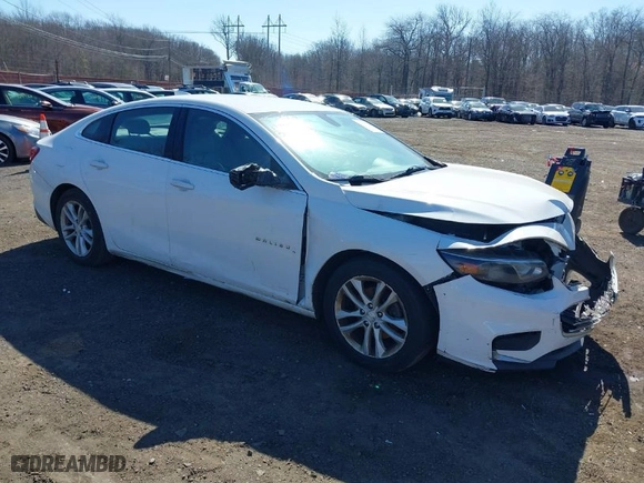 2016 Chevrolet Malibu LT with VIN 1G1ZE5ST5GF352410, listed as a IAAI auction lot 41758158 with 109,673 mi miles. Bid and sale history available at carsss.com. Image 1.