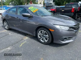 2017 Honda Civic LX with VIN 19XFC2F58HE208162, listed as a Copart auction lot 65467415 with 71,269 mi miles and Clean title. Bid and sale history available at DreamBid. Image 1.