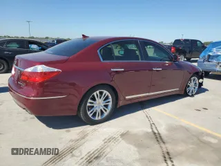 2009 Hyundai Genesis with VIN KMHGC46F09U044266, listed as a Copart auction lot 73326074 with 50,026 mi miles and Salvage Title. Bid and sale history available at carsss.com. Image 3.