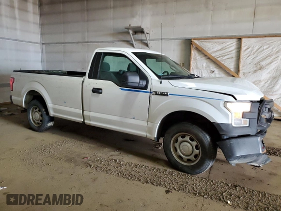 2016 Ford F-150 XL with VIN 1FTMF1C83GKE48979, listed as a Copart auction lot 47498725 with 96,421 mi miles and Salvage Title. Bid and sale history available at DreamBid. Image 4.
