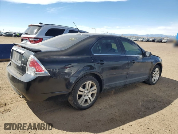 2008 Ford Fusion SEL with VIN 3FAHP08138R235103, listed as a Copart auction lot 48920245 with 0 mi miles and Clean Title. Bid and sale history available at carsss.com. Image 3.