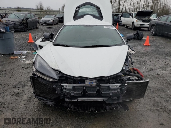 2021 Chevrolet Corvette 1LT with VIN 1G1YA2D48M5104990, listed as a Copart auction lot 84290384 with 39,345 mi miles and Salvage Title. Bid and sale history available at carsss.com. Image 5.