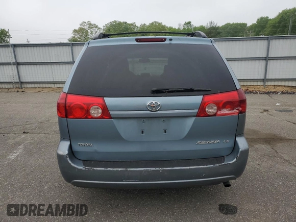 2006 Toyota Sienna CE with VIN 5TDZA23C96S585057, listed as a Copart auction lot 55820265 with 232,772 mi miles and Clean Title. Bid and sale history available at carsss.com. Image 6.
