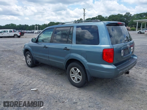 2005 Honda Pilot EX-L with VIN 5FNYF18595B050248, listed as a IAAI auction lot 42474308 with 311,580 mi miles and . Bid and sale history available at DreamBid. Image 3.
