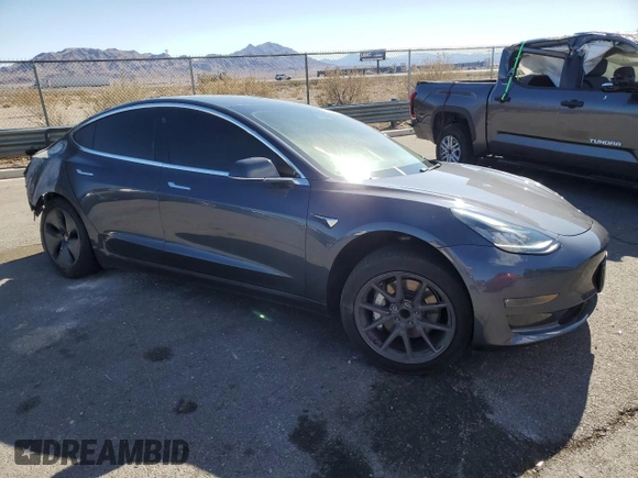2018 Tesla Model 3 Long Range Battery with VIN 5YJ3E1EA9JF016464, listed as a Copart auction lot 46349505 with Not Provided miles and Salvage Title. Bid and sale history available at DreamBid. Image 4.