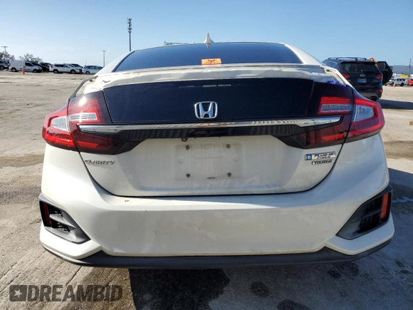 2018 Honda Clarity Plug-In Hybrid Touring with VIN JHMZC5F37JC013503, listed as a Copart auction lot 75335904 with 71,542 mi miles and Non Repairable. Bid and sale history available at carsss.com. Image 6.