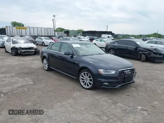 2014 Audi A4 Premium Plus with VIN WAUFFAFL4EN026625, listed as a IAAI auction lot 42351302 with 99,480 mi miles and . Bid and sale history available at DreamBid. Image 1.