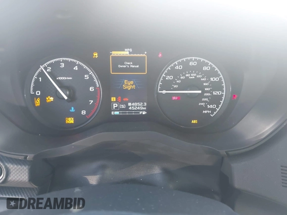 2019 Subaru Forester with VIN JF2SKACC9KH429478, listed as a IAAI auction lot 41699521 with 45,249 mi miles. Bid and sale history available at carsss.com. Image 7.